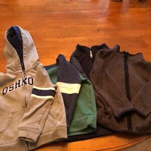 Bundle of 3T Sweatshirts and Jackets